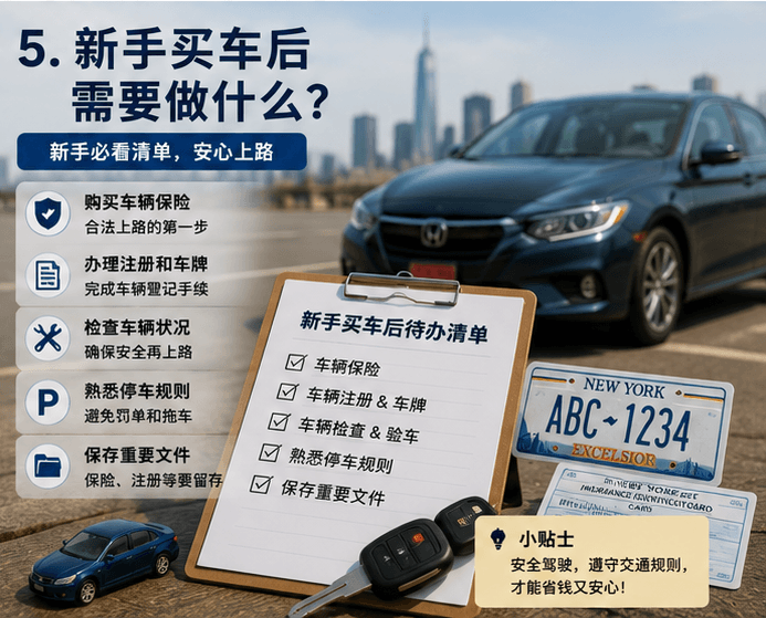 新手买车后需要做什么？